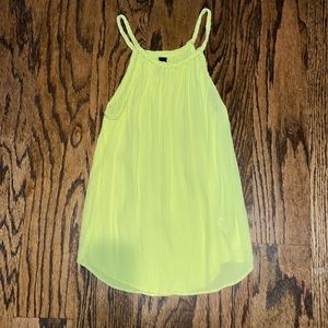 Gap Braided Halter - Limon (Lime/Yellow) Color - Women’s Size Small